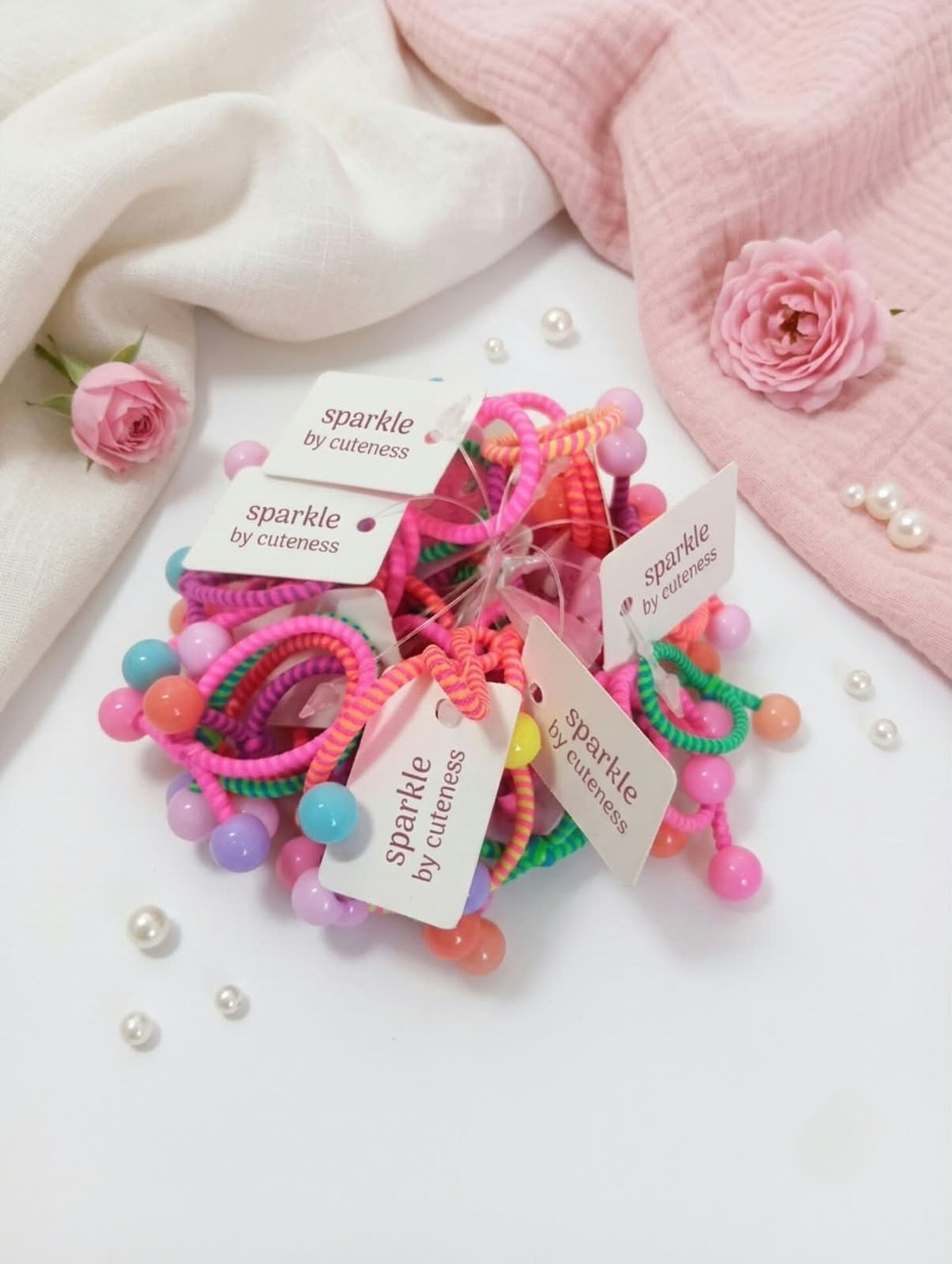 Kids Ponytail Holder Gift Box – Cute Hair Ponies & Accessories Set for Girls