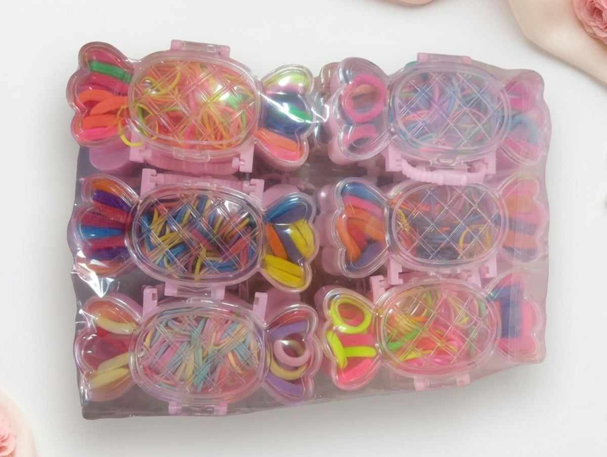 Candy Hair Pins Box – Cute Colorful Hair Pin Set for Girls & Kids