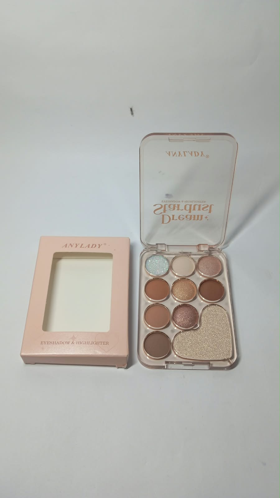 Glitter Matte Shades Highlighter & Bronzer Palette – Shimmer Makeup Face Palette