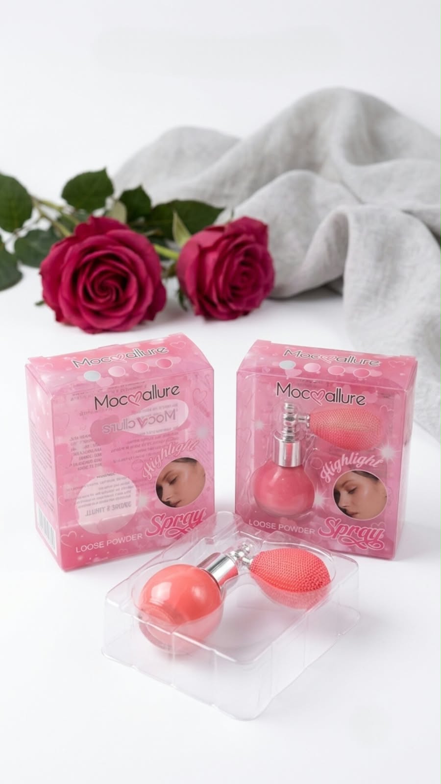 Loose Powder Shimmer – Sparkling Face & Body Highlighter for Glowing Makeup