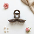 Korean Matte Hair Clip – Minimalist Stylish Claw Clip for Girls & Women