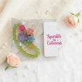 Pearl Bracelet with Mini Hair Clip – Cute Elegant Accessory Set for Girls & Women