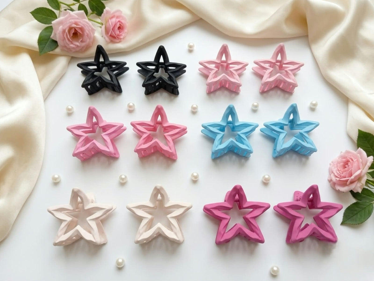 Star Hair Clip – Cute Sparkling Star Hair Accessory for Girls & Women