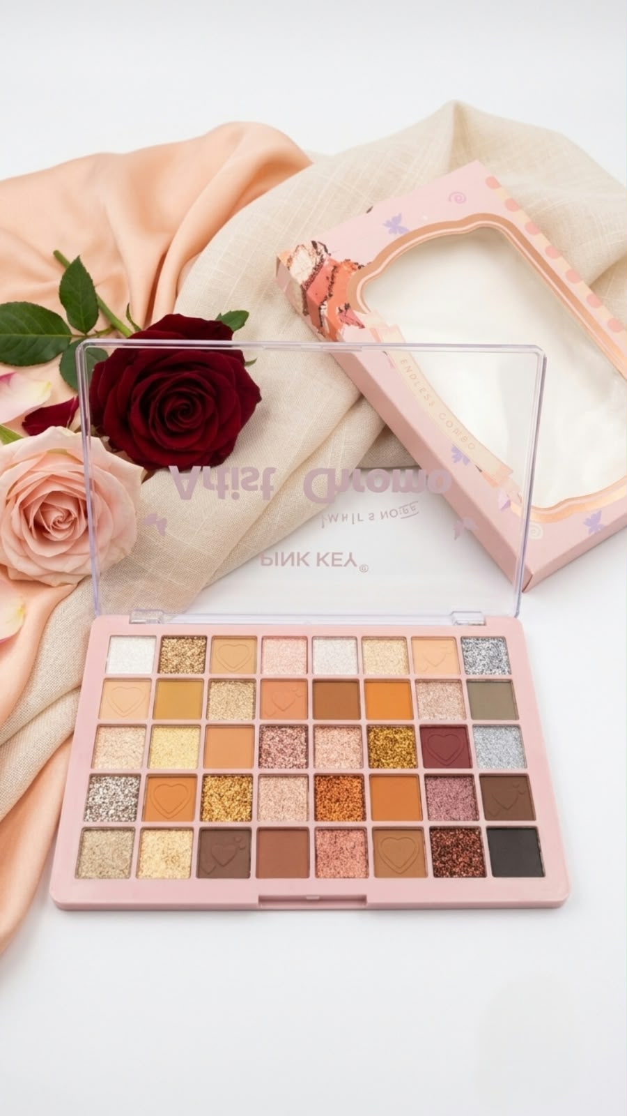 40-Color Eyeshadow Palette – Vibrant Matte & Shimmer Eye Makeup Palette