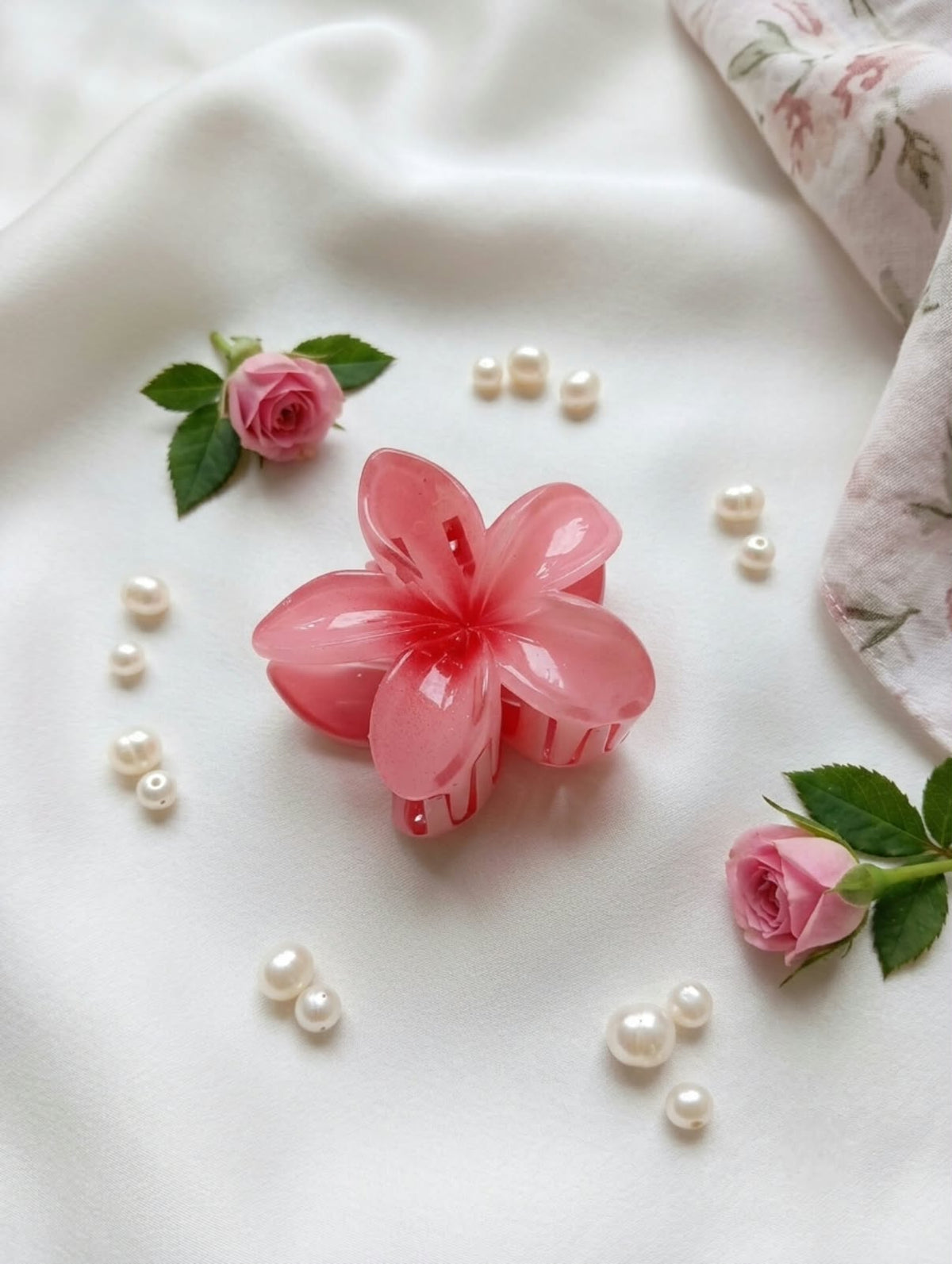 Large Flower Hair Clips – Cute Floral Hair Claw Clips for Stylish Hairstyles